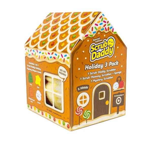 Scrub Daddy Special Edition Gingerbread House Sponge - 3ct - Exclusive to Target - Picture 3 of 5
